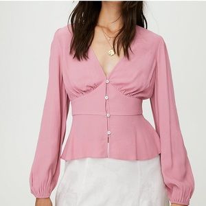 Aritzia Wilfred Prairie Blouse